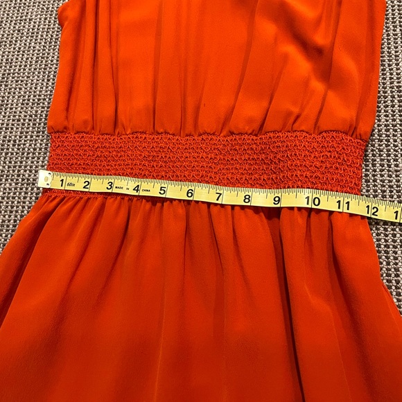 Babaton orange silk dress size small - Picture 4 of 7